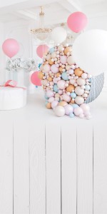 Tło fotograficzne winylowe balony 510g - BLX002