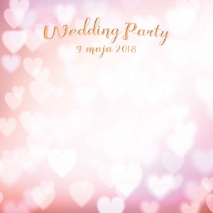 Tło fotograficzne winylowe, ścianka ślubna, weselna 510g - WEDD226