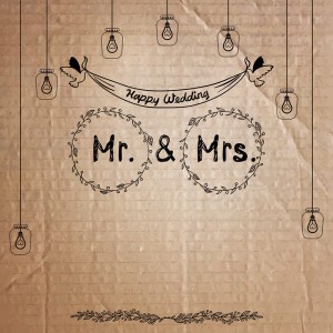 Tło fotograficzne winylowe, ścianka ślubna, weselna 510g - WEDD240