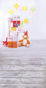 Tło fotograficzne winylowe urodzinowe / roczkowe 510g - BRD010