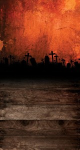 Tło fotograficzne winylowe jesienne halloween 510g - HA008