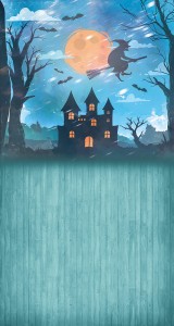 Tło fotograficzne winylowe jesienne halloween 510g - HA022