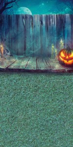 Tło fotograficzne winylowe jesienne halloween 510g - HA034