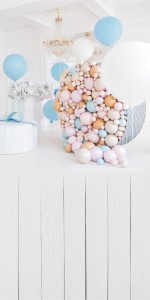 Tło fotograficzne winylowe balony 510g - BLX002B