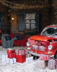 Tło fotograficzne winylowe, ścianka, flat lay, świąteczne 510g - SW195_