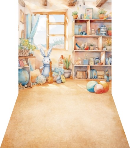 Tło winylowe malowane pokój dziecka space002