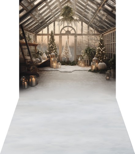 Świąteczne tło szklarnia sw320