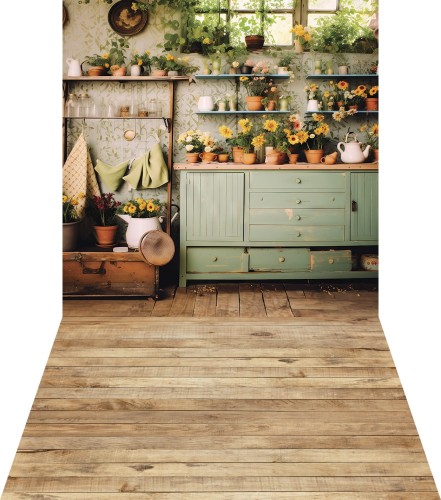 Tło wiosenne kuchnia wsn087