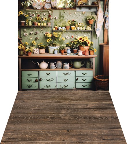 Tło wiosenne kuchnia wsn089