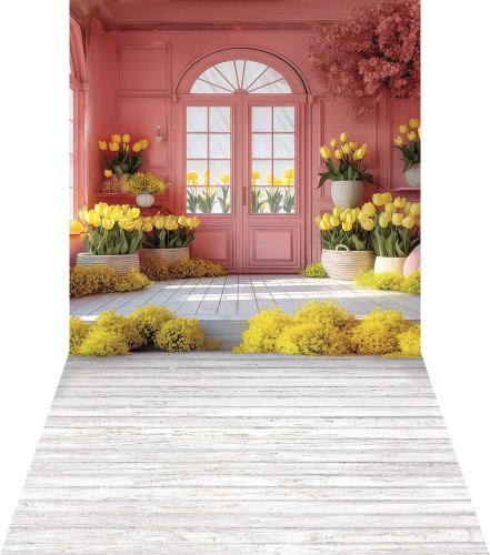 Tło wiosenne drzwi wsn097