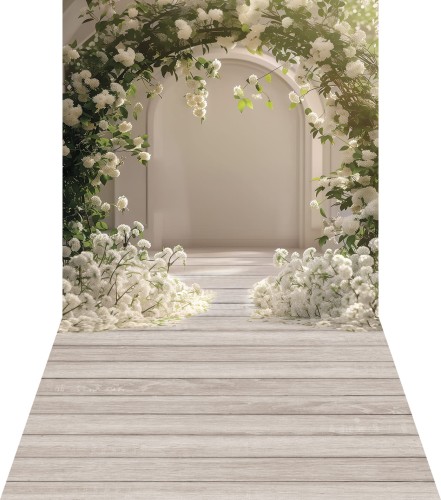 Komunijne tło w stylu boho KMN069