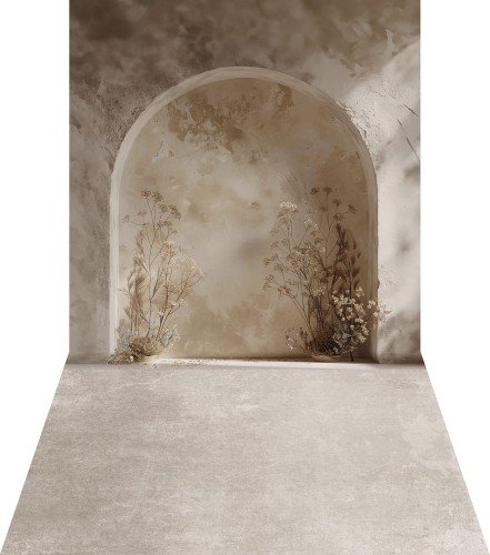 Tło fotograficzne BOHO z podłogą  bohobc006f