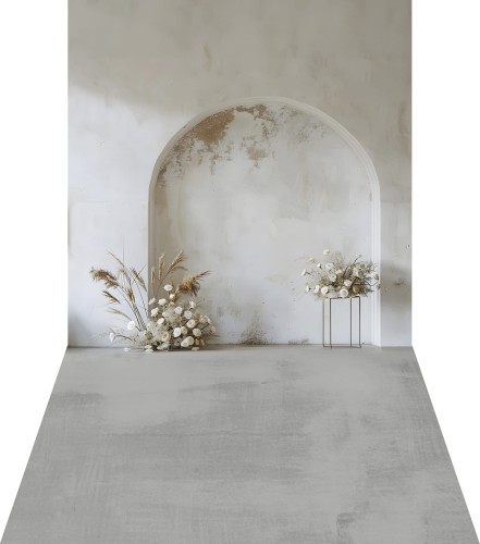 Tło fotograficzne BOHO z podłogą  bohobc007f