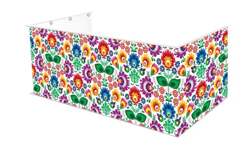 Drukowana osłona balkonowa na wymiar BLK123