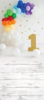 tło urodzinowe z kolorowymi balonami brd064
