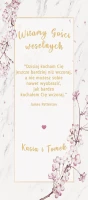Powitanie gości ślubnych wzór nr 5