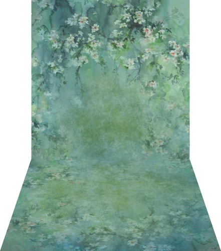 tło malowane w kwiaty floral fine art watercolor FLOW026
