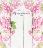 Tło fotograficzne na ślub ze srebrnym napisem 180x200 WEDD245
