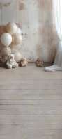 Tło fotograficzne z podłogą w stylu boho z misiami misie_boho001