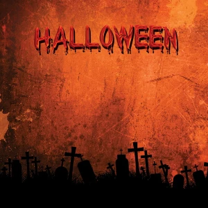 Tło fotograficzne winylowe, ścianka, flat lay, halloween 510g - HA008_