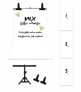 Zestaw 3 wybranych z całego sklepu wzorów, MIX gotowych projektów w zestawie 510g - MIX-3