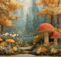 Jesienne tło do zdjęć z leśną krainą grzybów – JSN105 160x150.JPG