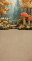 Jesienne tło do zdjęć z leśną krainą grzybów – JSN105 160x300.JPG