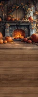 Tło fotograficzne z jesiennym kominkiem i dyniami – JSN110 160x400.JPG