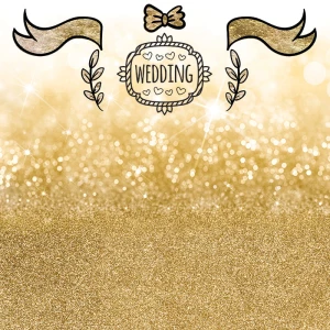 Tło fotograficzne winylowe, ścianka ślubna, weselna 510g - WEDD023