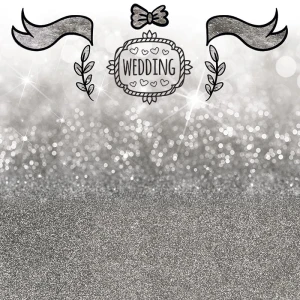 Tło fotograficzne winylowe, ścianka ślubna, weselna 510g - WEDD025