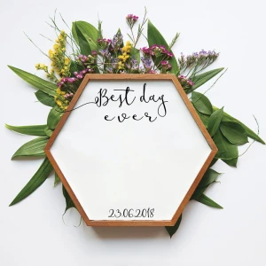Tło fotograficzne winylowe, ścianka ślubna, weselna 510g - WEDD041