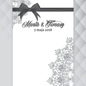 Tło fotograficzne winylowe, ścianka ślubna, weselna 510g - WEDD089