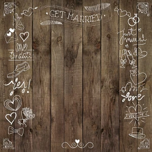 Tło fotograficzne winylowe, ścianka ślubna, weselna 510g - WEDD110