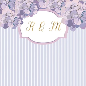 Tło fotograficzne winylowe, ścianka ślubna, weselna 510g - WEDD174