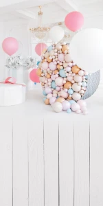 Tło fotograficzne winylowe balony 510g - BLX002