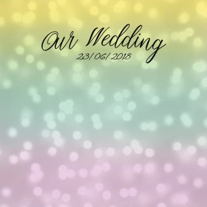Tło fotograficzne winylowe, ścianka ślubna, weselna 510g - WEDD219
