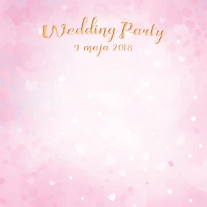 Tło fotograficzne winylowe, ścianka ślubna, weselna 510g - WEDD224