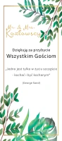 Powitanie gości ślubnych wzór nr 10