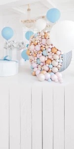 Tło fotograficzne winylowe balony 510g - BLX002B