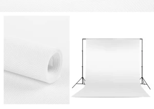 BIAŁE grube tło POLIPROPYLENOWE 160x500 120g VAT