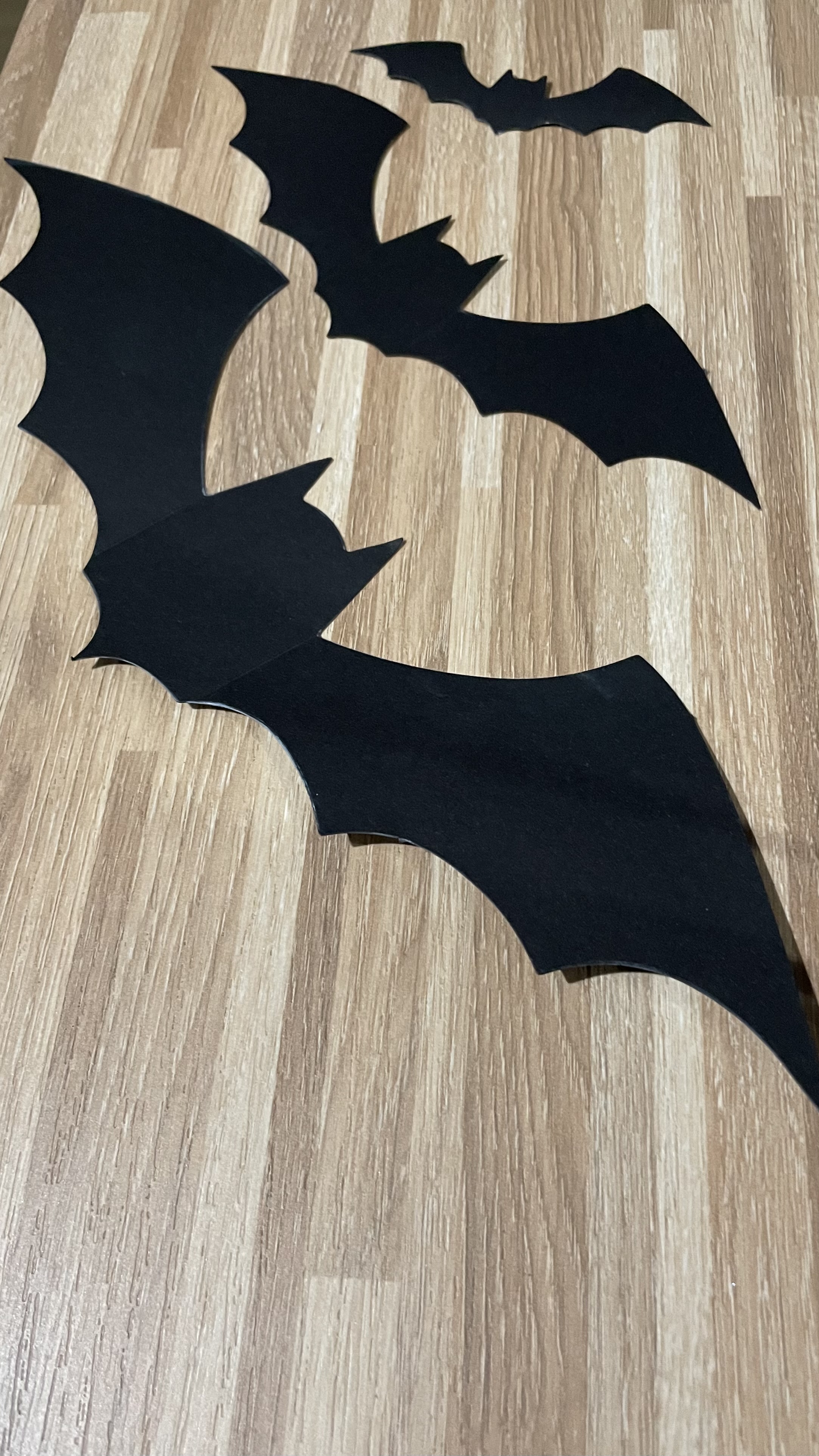 papierowe nietoperze na halloween